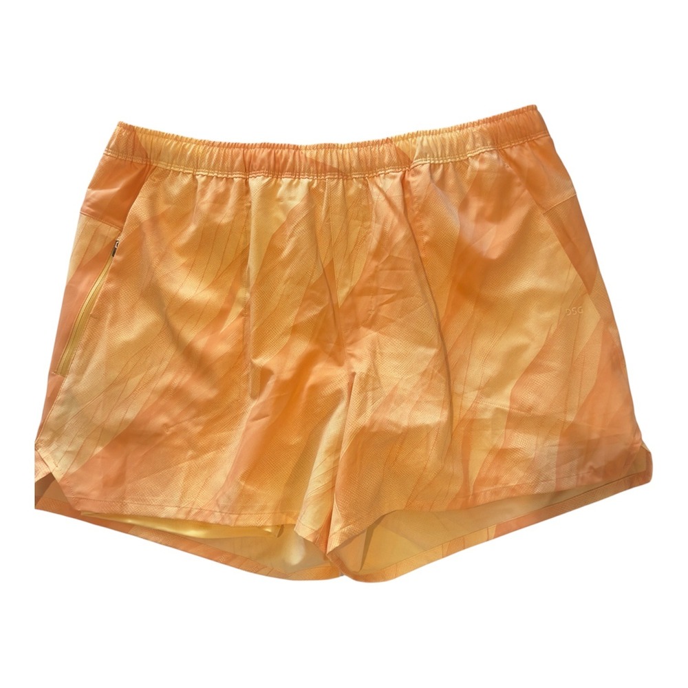 DSG Mens 5" Agility 2-in-1 Shorts XL Solar Melon Orange Training DAM15105PRT